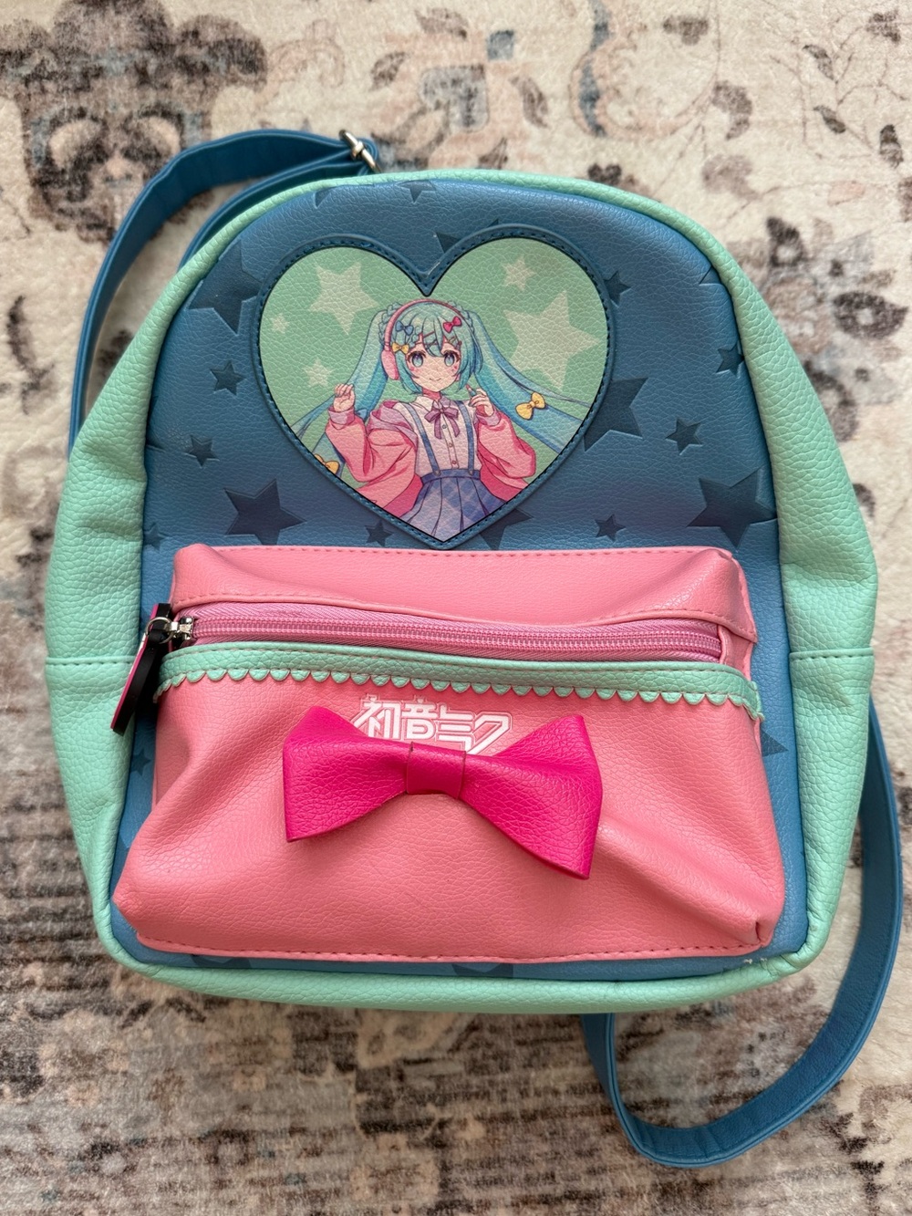 Hatsune Miku Stars Mini Backpack Rare Anime Collectible